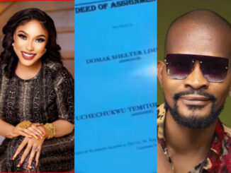 Tonto Dike gifts Uche Mmaduagwu a plot of Land and 2.5 million Naira for being a good friend