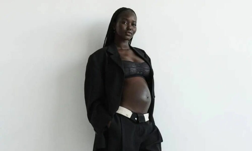 GIST: South-Sudanese Supermodel, Adut Akech Bior Announces Pregnancy in Vogue Exclusive