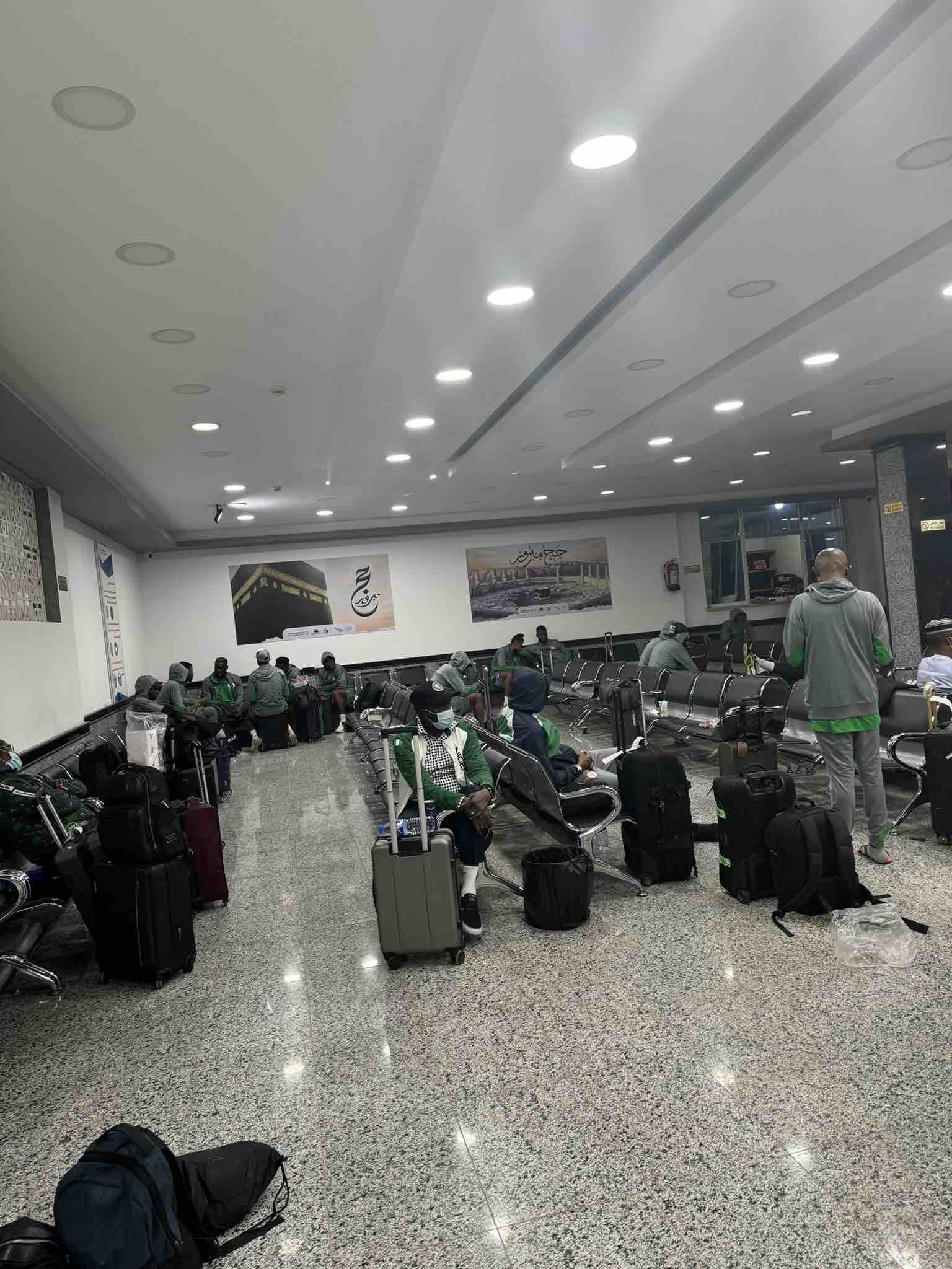 AFCON 2025Q: Boniface and nigerian footballers lament being stranded at Libyan airport