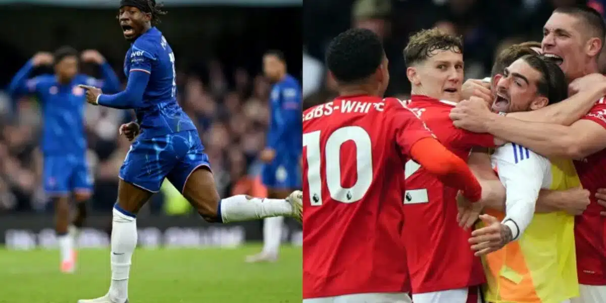 EPL: Chelsea frustrated with draw after missed chances against 10-man Nottingham Forest