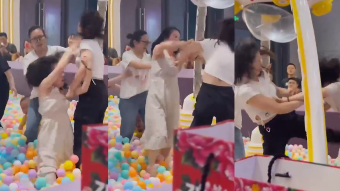 Two Mothers F!ghting In A Ball Pit Sh0cks Onlookers And Online Viewers (WATCH)