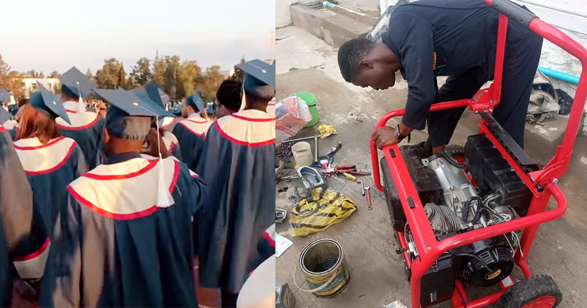 Nigerian man raises concerns over graduate competence as engineering graduates f@il to fix generator (IMAGES)