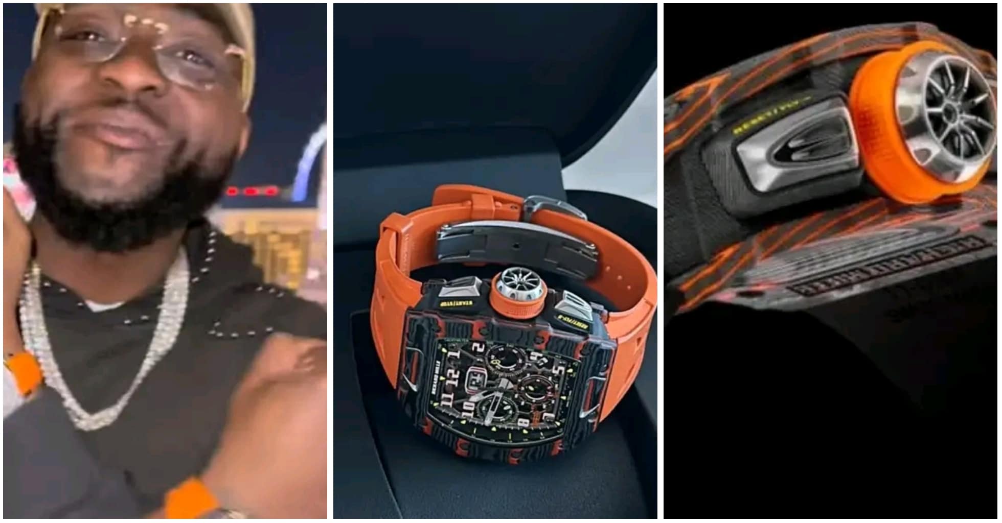 Davido splashes $500,000 on Richard Mille watch