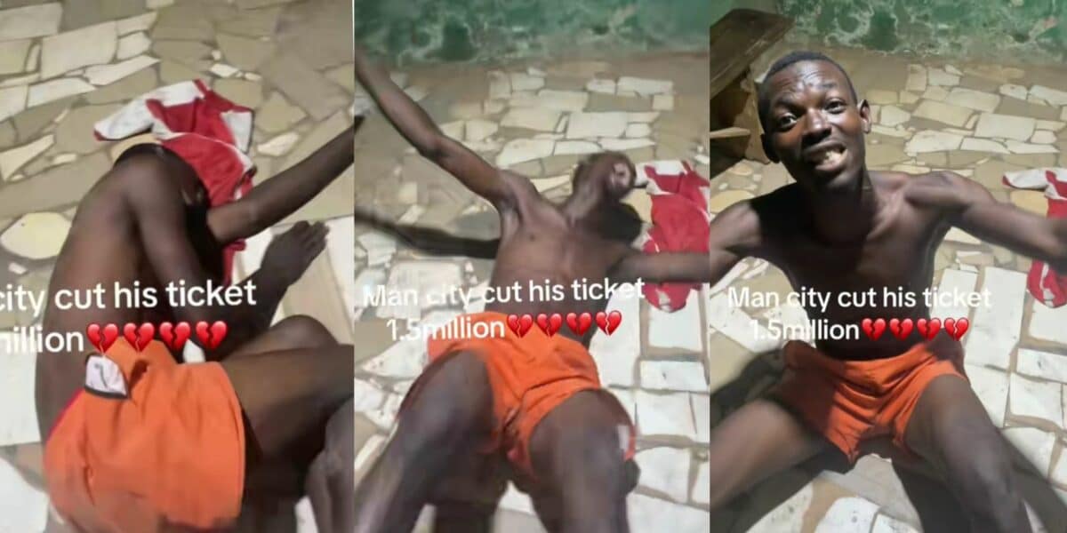 Man breaks down as Man City cut his N1.5M bet ticket