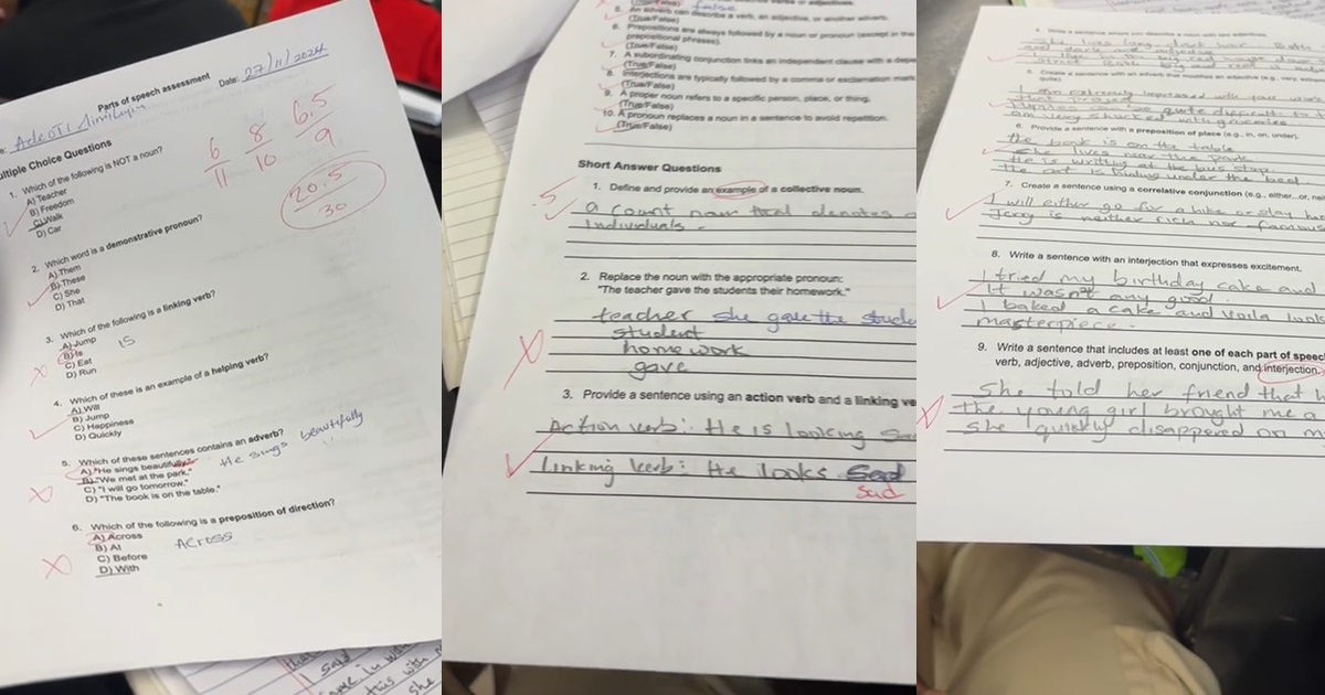 Abroad-based Nigerian woman m0cks herself over English exam fa!lure (VIDEO)