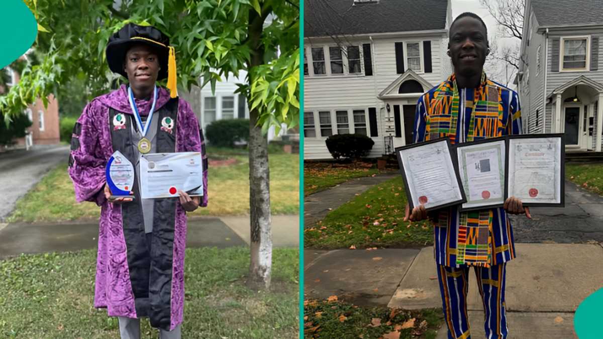 Man Who Wrote WASSCE 17 Times Bags Distinction from London Graduate School, Shares Photos