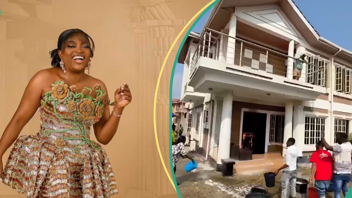 Moment Funke Akindele Reportedly Lit Her Mansion for a Scene in Her Movie Everybody Loves Jenifa