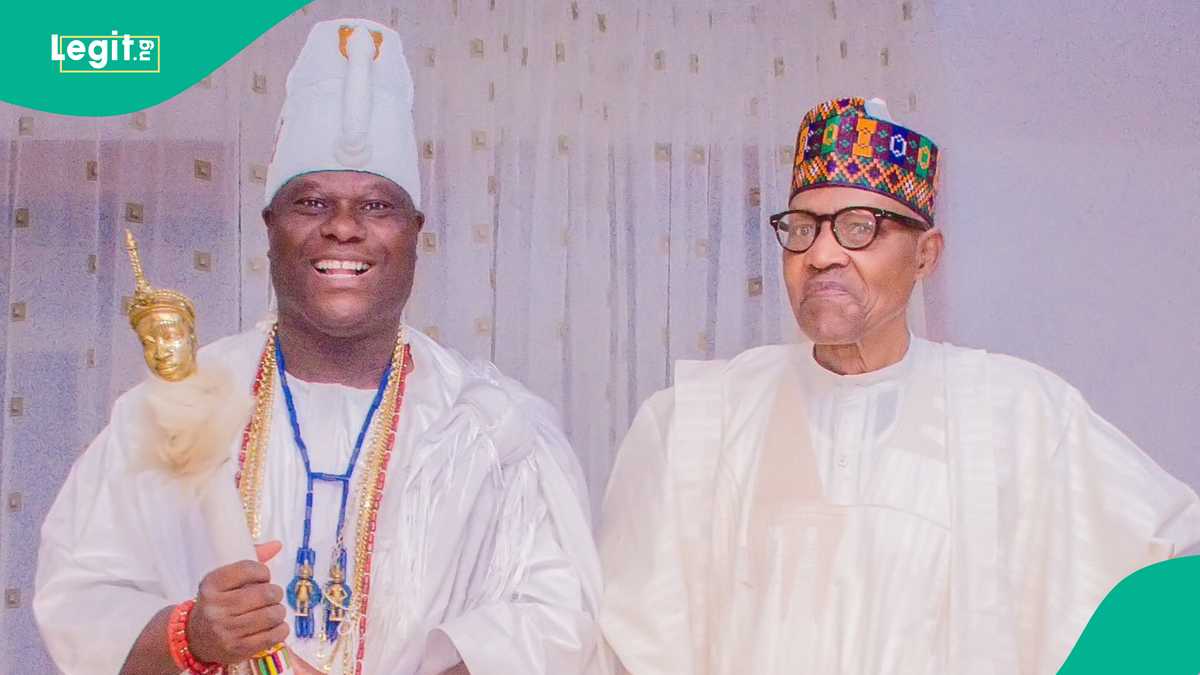 Ooni of Ife Praises Buhari's Leadership and Health During Courtesy Visit