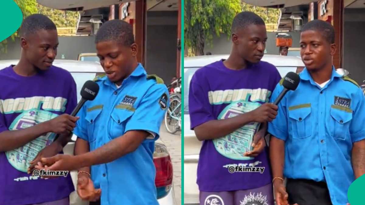 Yahoo Boy Goes Broke, Shares His Regrets as He Turns Security Man Earning N40k Monthly