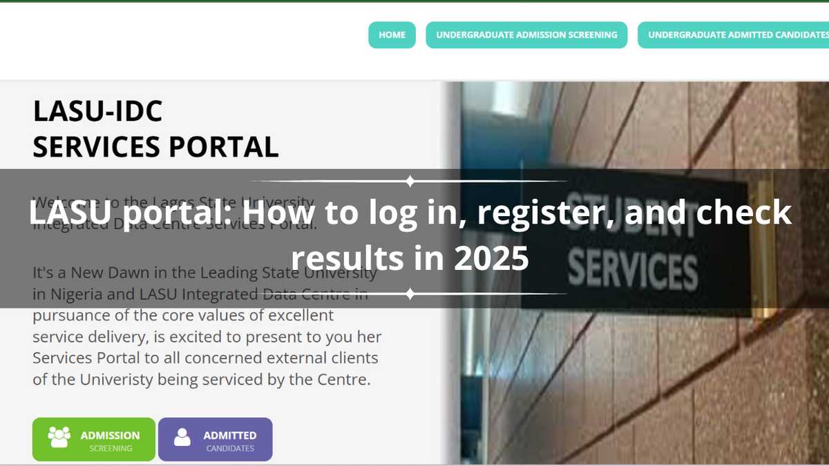 LASU portal: How to log in, register, and check results in 2025