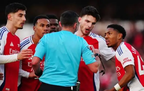 English FA Charge Arsenal Over Players' Reaction To Lewis-Skelly's Red Card