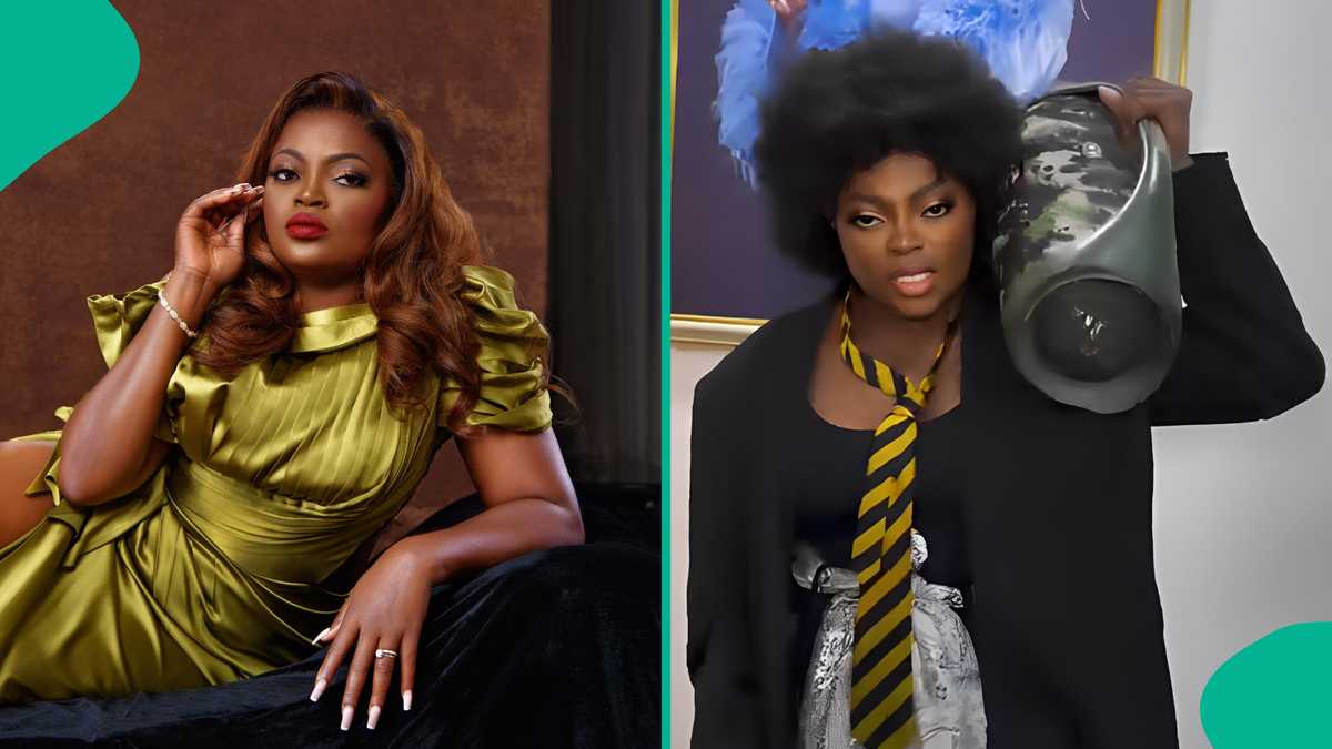 Funke Akindele Rocks Funny Attire, Dances Excitedly as ELJ Breaks Cinema Record: "Steeze Plenty"