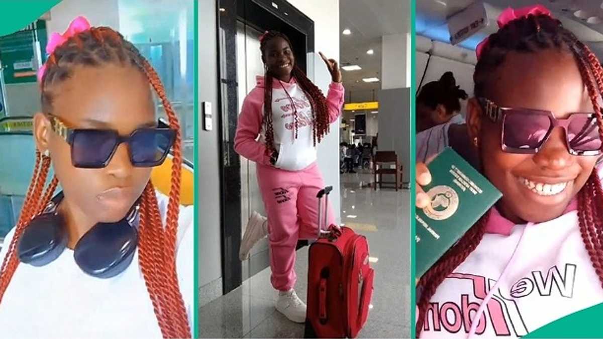 Nigerian Lady Secures Visa, Relocates to USA as Permanent Resident, Video Inspires Many on TikTok