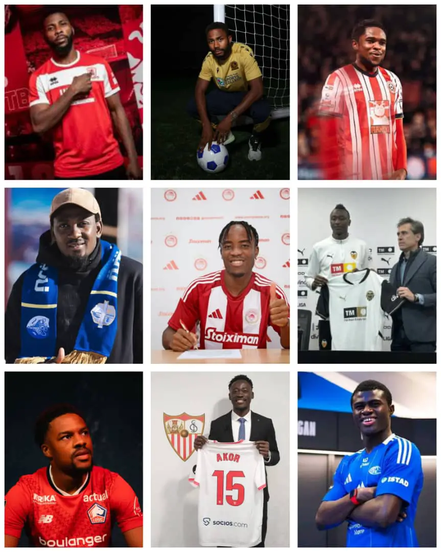 11 Top Nigerian Footballers Who Secured Winter Transfers To New Clubs