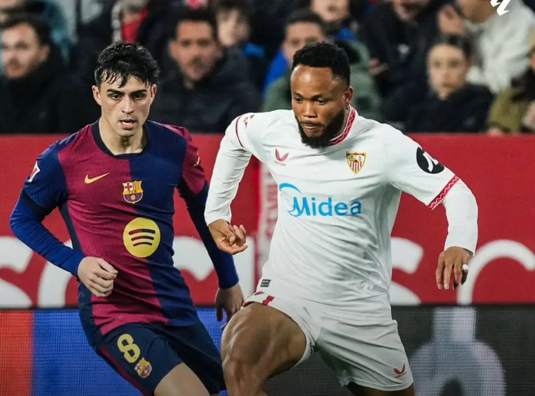 Ejuke Subbed On As Sevilla Suffer 4-1 Home Loss To Barcelona