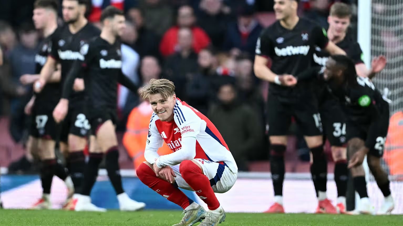 Odegaard Slams Arsenal's Performance Vs West Ham