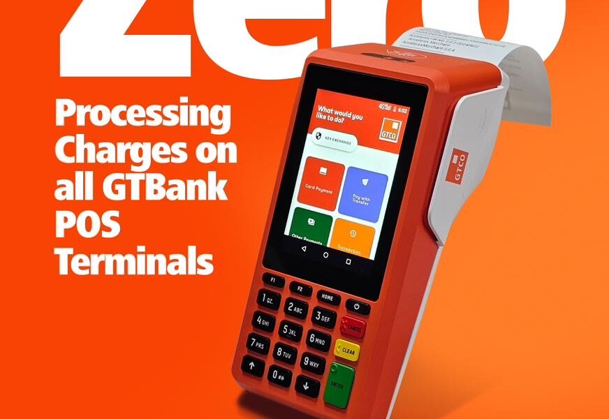 Zero Processing Fee: GTBank Removes POS Processing Fees to Support Businesses